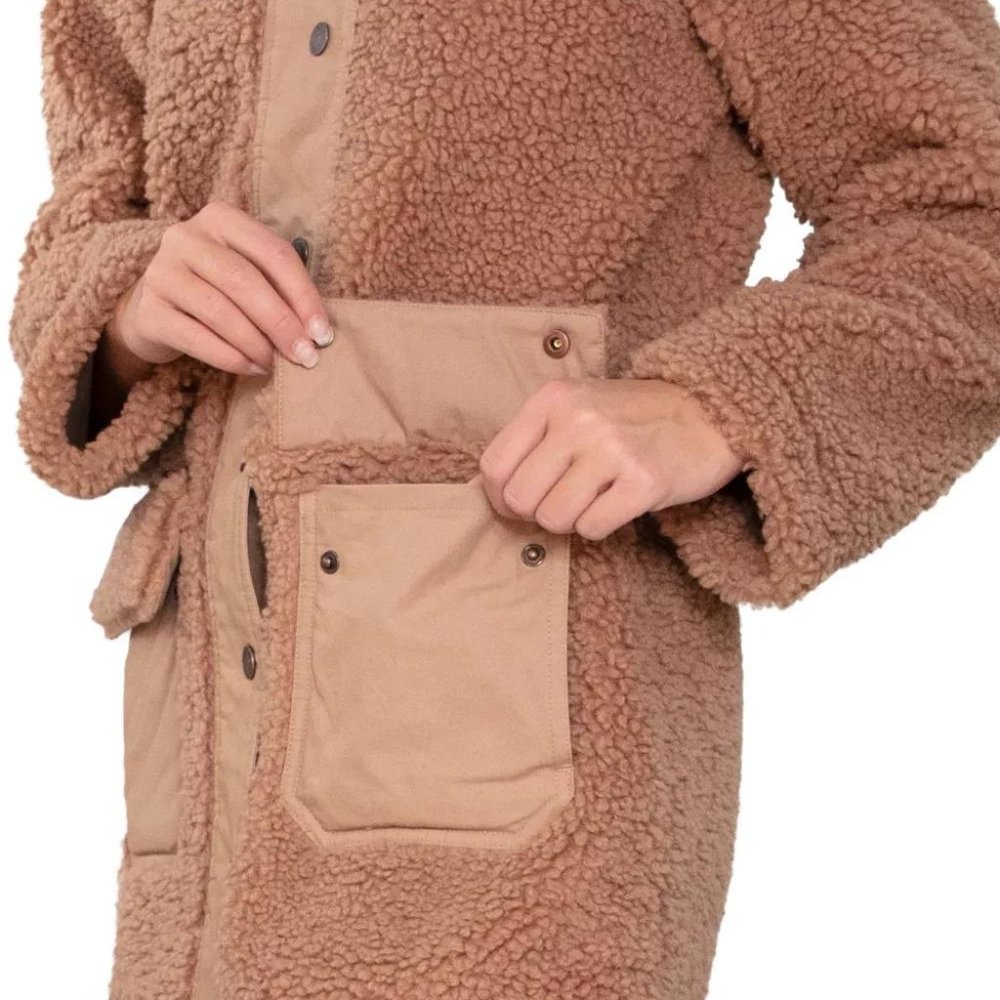 NWT Obermeyer Women's Andie Sherpa Fleece Jacket - Picture 2 of 9